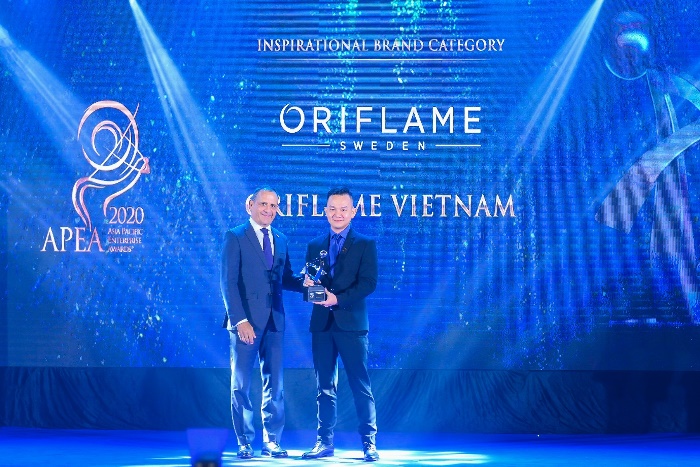 Oriflame Việt Nam nhận giải thưởng Thương hiệu Truyền cảm hứng APEA 2020