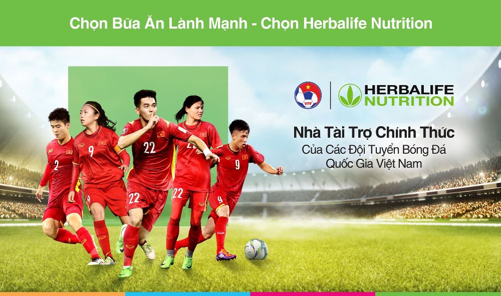 Herbalife Việt Nam trở thành nhà tài trợ chính thức của Đội Tuyển Bóng Đá Quốc Gia Việt Nam