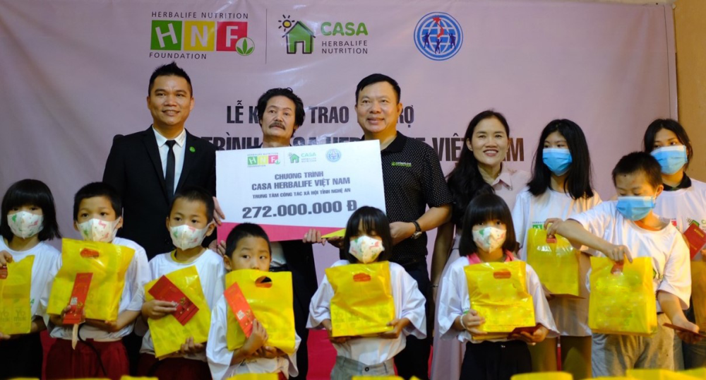 Herbalife Việt Nam triển khai Chương trình Casa Herbalife Mới hỗ trợ thực phẩm dinh dưỡng cho Trẻ em có hoàn cảnh khó khăn