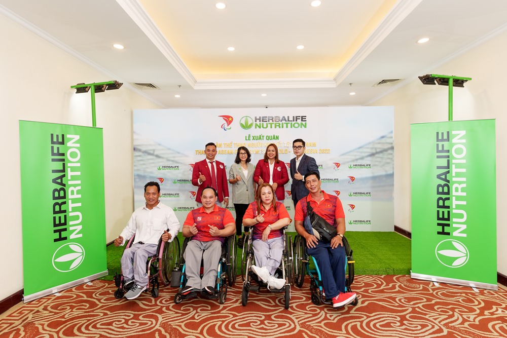 Herbalife tổ chức Lễ xuất quân cho 120 vận động viên NKT Việt Nam tham gia Para ASEAN Games Lần Thứ 11 Tại Indonesia