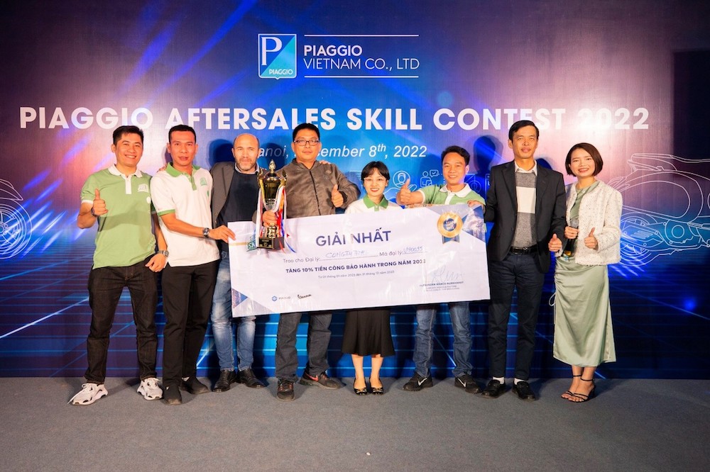 Piaggio Việt Nam vinh danh chuyên môn xuất sắc của đại lý toàn quốc
