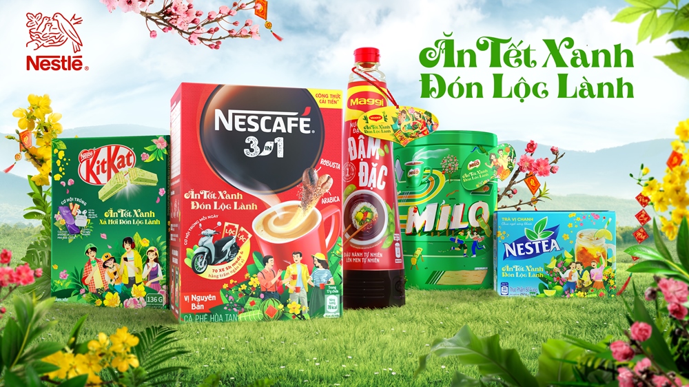 Nestlé Việt Nam cùng người tiêu dùng Việt “Ăn Tết Xanh – Đón Lộc Lành”