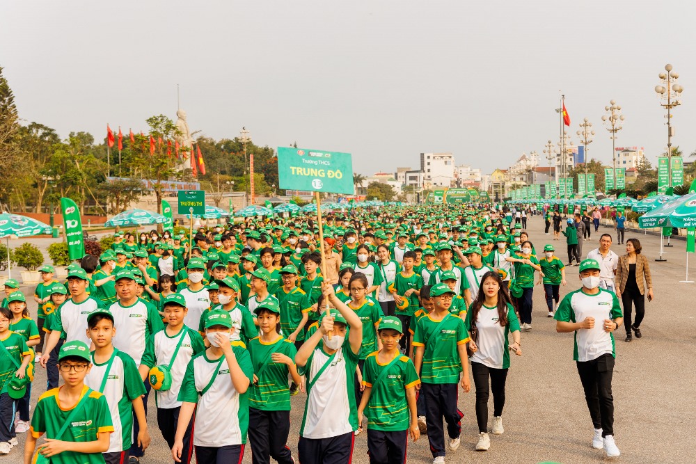 Ngày hội đi bộ Nestlé MILO tại Nghệ An chính thức khởi động