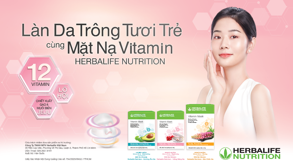 Herbalife ra mắt Sản phẩm Mặt Nạ Vitamin cho làn da khỏe đẹp tại Việt Nam