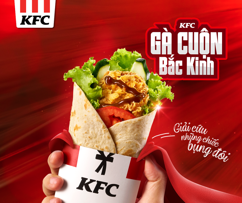 Gà cuộn Bắc Kinh – Món mới từ KFC!!!